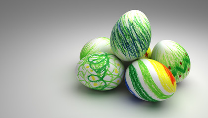 Colorful Easter Eggs