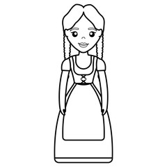 irish woman antique character