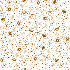 Bumblebee repeating pattern 