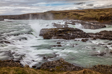 Urridafoss waterfall in Iceland