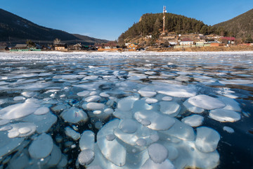 View of the Big Koty village, lake Baikal © tilpich