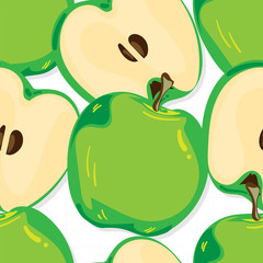 fruit pattern background graphic apple