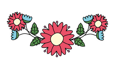 flowers leaves decoration