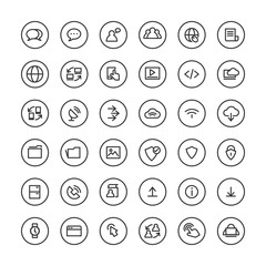 security icon set