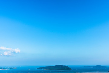 Fototapeta premium Landscape of island and sea view at phuket province, Thailand