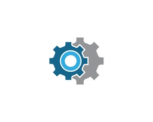 Gear machinery logo icon