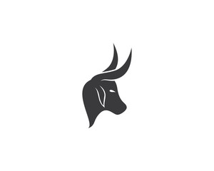 Bull head logo icon