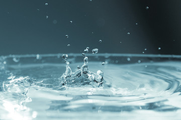 Water splash background