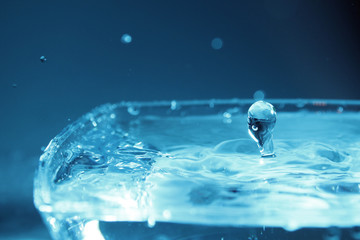 Water splash background