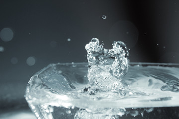 Water splash background