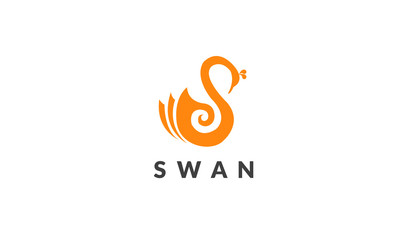 Obraz premium SWAN-LOGO-DESIGN