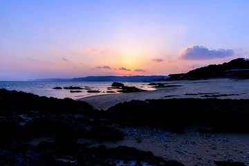 奄美大島の夕景
