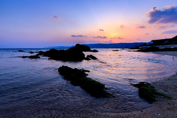 奄美大島の夕景