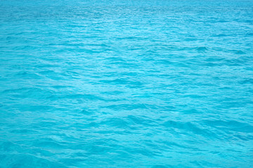 natural background of blue sea water surface