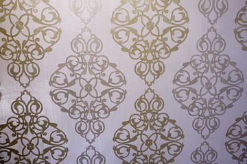 Wallpaper with patterned background texture