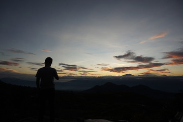 Fototapeta premium the dawn landscape