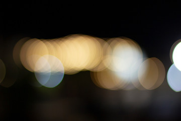 Obraz premium blur street night background