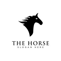 horse logo design vector