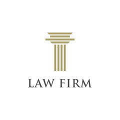 lawyer logo design vector