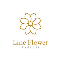 flower logo, leaf logo design vector