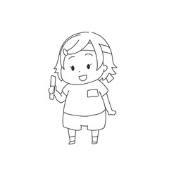 運動会　リレーをする女の子