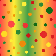 Glowing circle pattern. Seamless vector