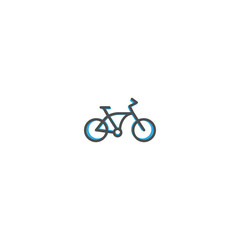 Bicycle icon design. Transportation icon vector design