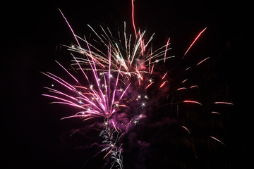 fireworks display