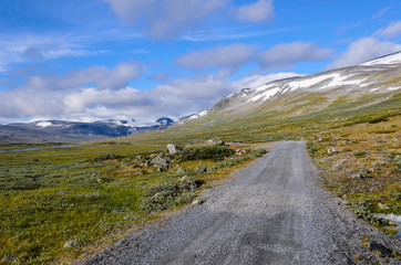 Fototapeta na wymiar Norwegian fjaeldmark in the Jotunheimen national park