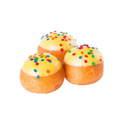 donut or donut with concept on a background.