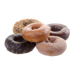 donut or donut with concept on a background.