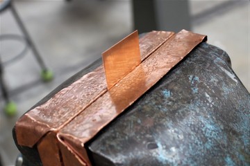 Copper in Vice Jewelry Art Native