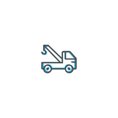 Crane icon design. Transportation icon vector design