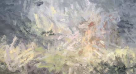 Brushed Painted Abstract Background. Brush stroked painting. Strokes of paint. 2D Illustration.