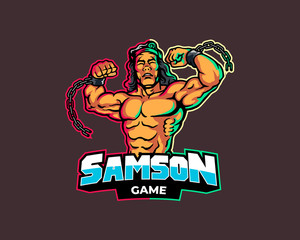 Samson Electronics Game Team Mascot Logo