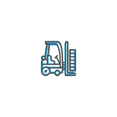 Forklift icon design. Transportation icon vector design