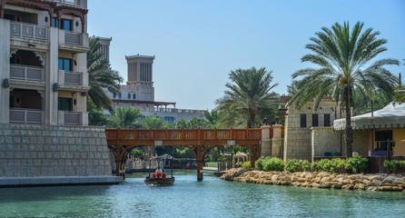 Fototapeta na wymiar View of the Souk Madinat Jumeirah