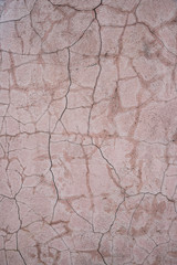 A lot of cracks on the concrete wall texture