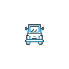 Truck icon design. Transportation icon vector design