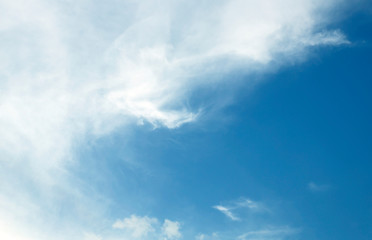 blue sky clouds