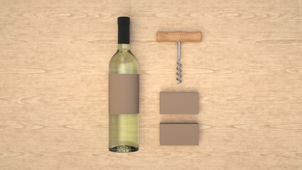 Wine or sommelier branding template