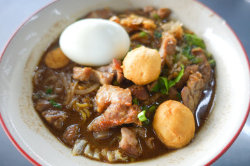 Paste of rice flour with a boiled egg for breakfast, light meals and good enough calories daily is not high.