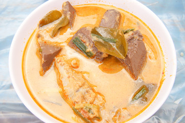 Thai food on the table 