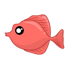 fish isolated illustration on white background