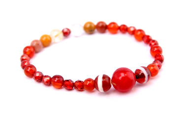 jewelry stones  on a white background.