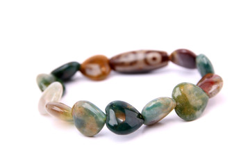 jewelry stones  on a white background.