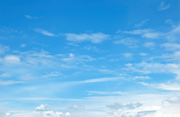 blue sky white clouds