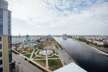 Cityscape from a height