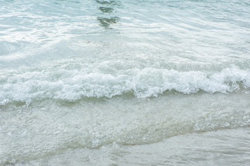 Soft wave on beach,soft focus.