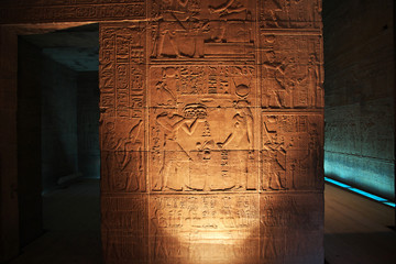 Philae island, Inner temple, Egypt, Pharaoh, Nile, Hieroglyphs, Frescoes, 